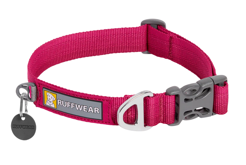 Front Range Collar Hibiscus Pink Ruffwear Dog Daze