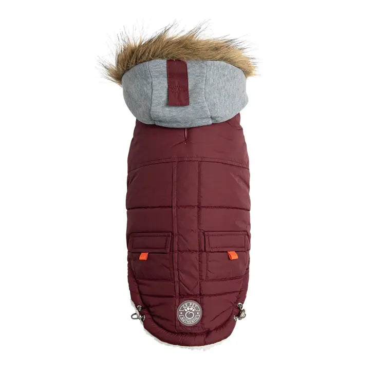 GF Pet Red Winter Sailor Parka