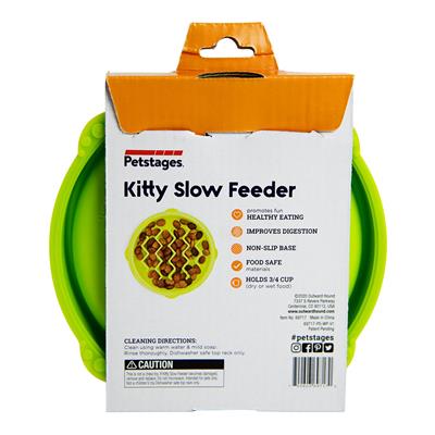 Green Wave Fun Feeder Mini Slow Bowl | Outward Hound