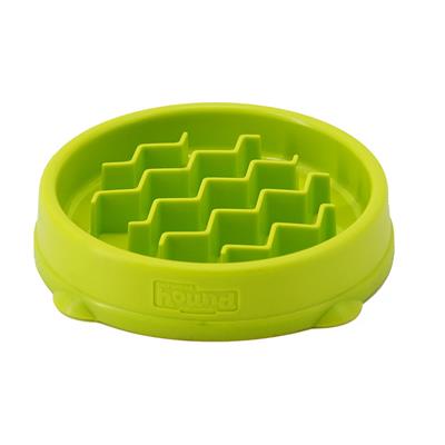 Green Wave Fun Feeder Mini Slow Bowl | Outward Hound