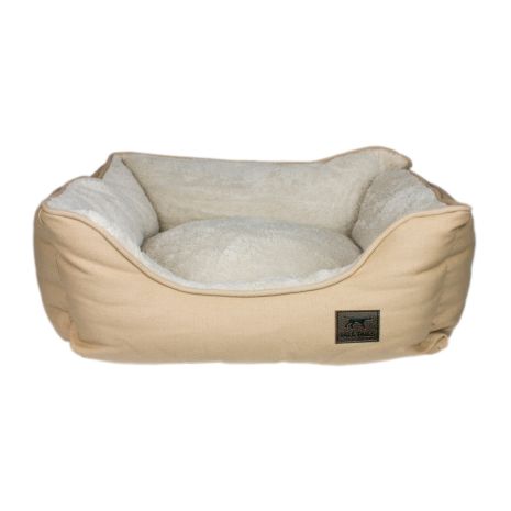 Dream Chaser Khaki Bolster Bed | Tall Tails