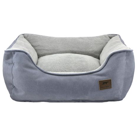 Dream Chaser Charcoal Bolster Bed | Tall Tails