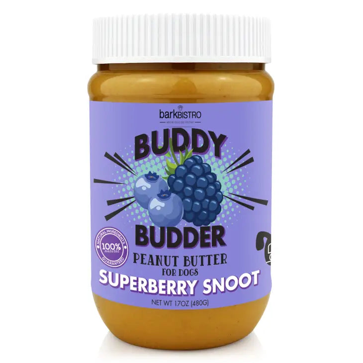 Superberry Snoot Peanut Butter for Dogs | Buddy Budder