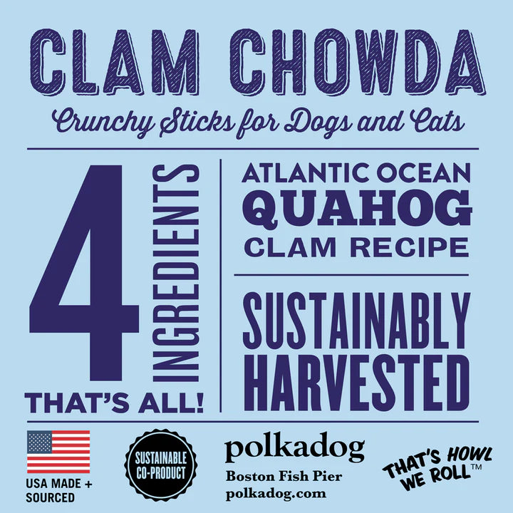 Clam Chowda Treats | Polkadog