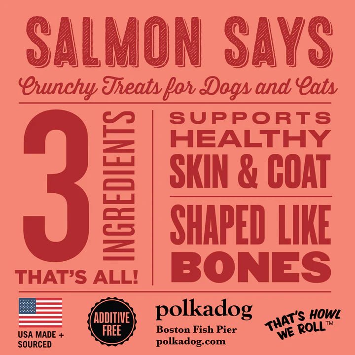 Salmon Says Training Bits | Polkadog