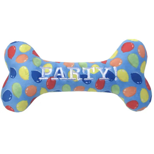 Party Time Blue Plush Bone