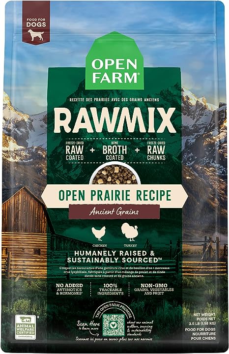 Open Farm Prairie Ancient Grains RawMix for Dogs