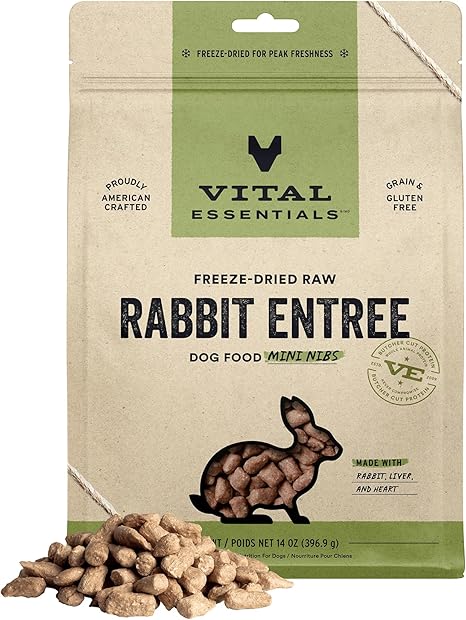 FD Raw Rabbit Entree Mini Nibs | Vital Essentials