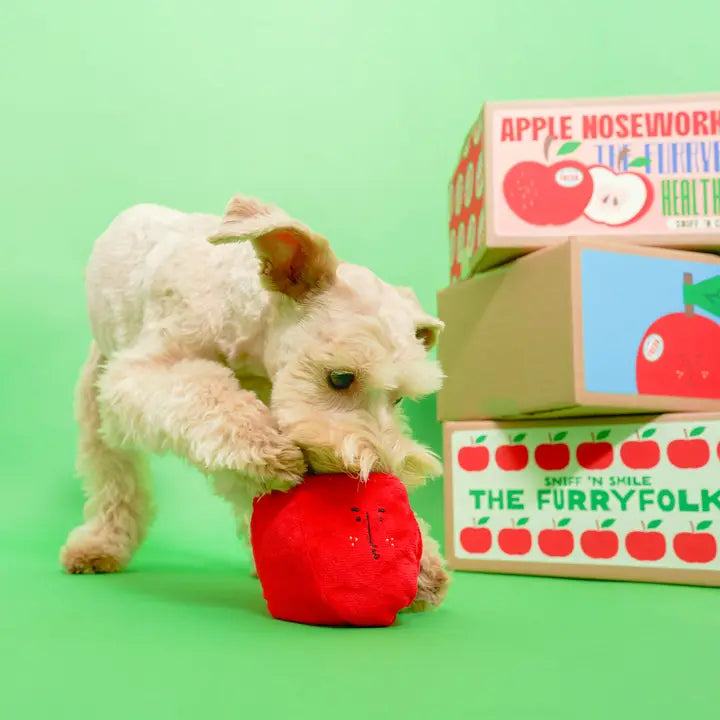 The Furry Folks Apple Nosework Toy