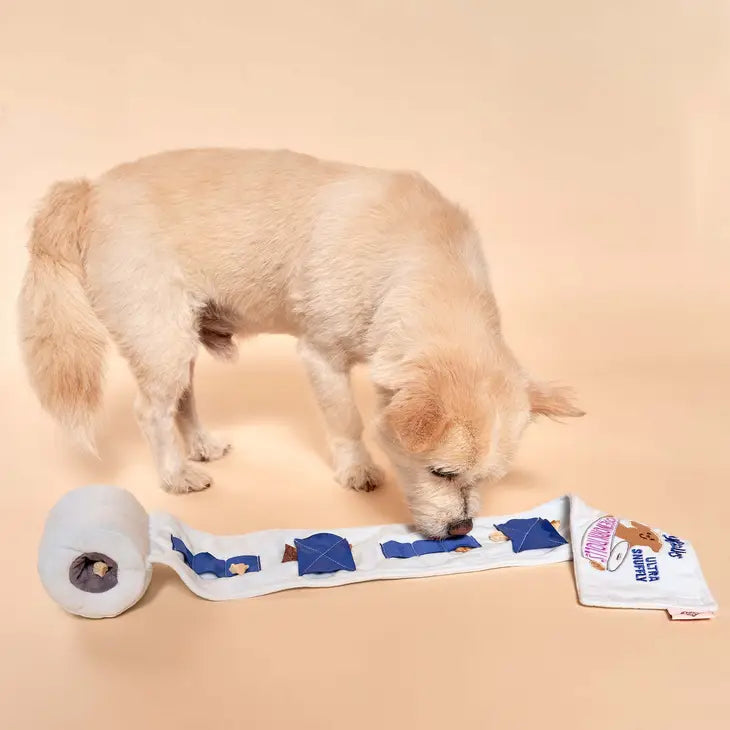 The Furry Folks Toilet Paper Nosework Toy