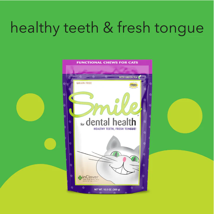 SMILE, Dental Support Supplement Soft Chew for Cats | inClover