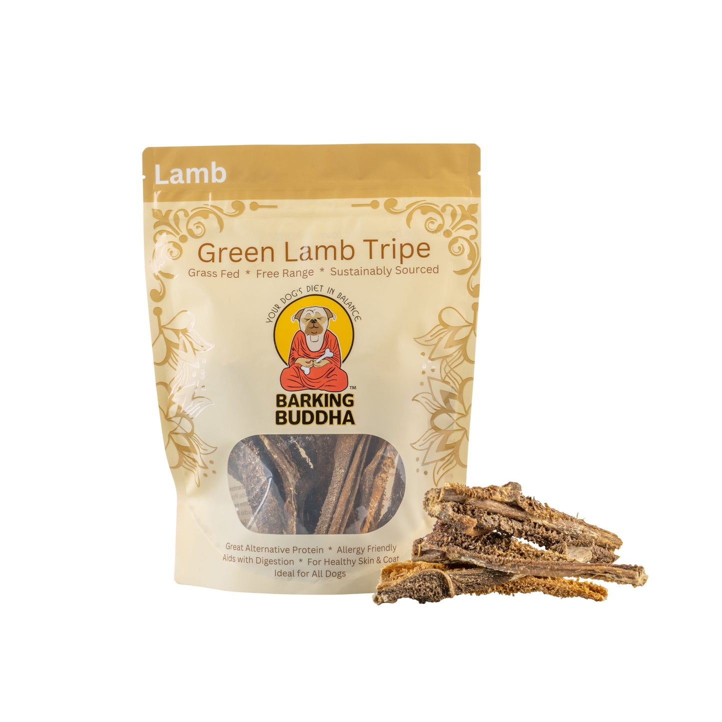 Green Lamb Tripe Sticks | Barking Buddha