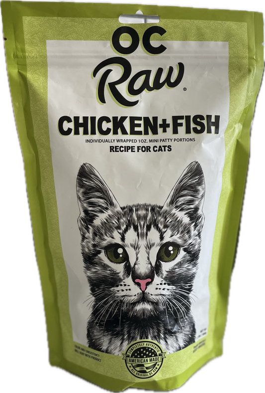 Chicken + Fish Recipe for Cats | OC Raw Frozen