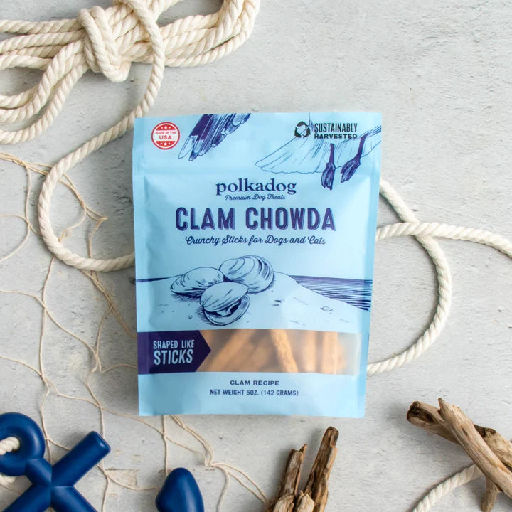 Clam Chowda Treats | Polkadog