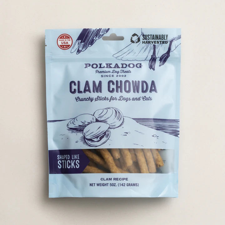 Clam Chowda Treats | Polkadog