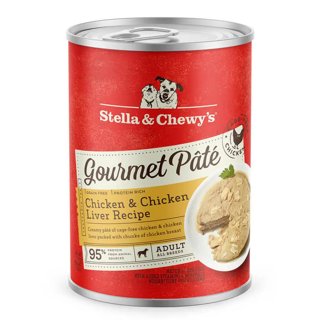 Stella & Chewy's Gourmet Pâté for Dogs with Chicken & Chicken Liver