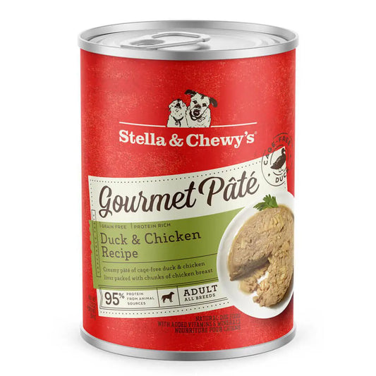 Stella & Chewy's Gourmet Pâté for Dogs with Duck & Chicken