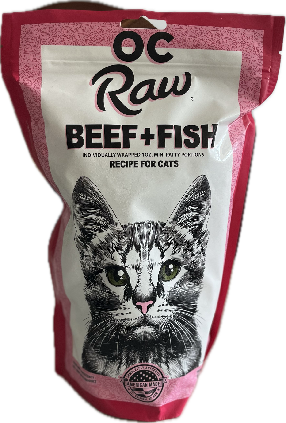 Beef + Fish Recipe for Cats | OC Raw Frozen