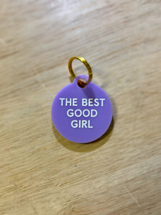 Best Good Girl | Collar Charm