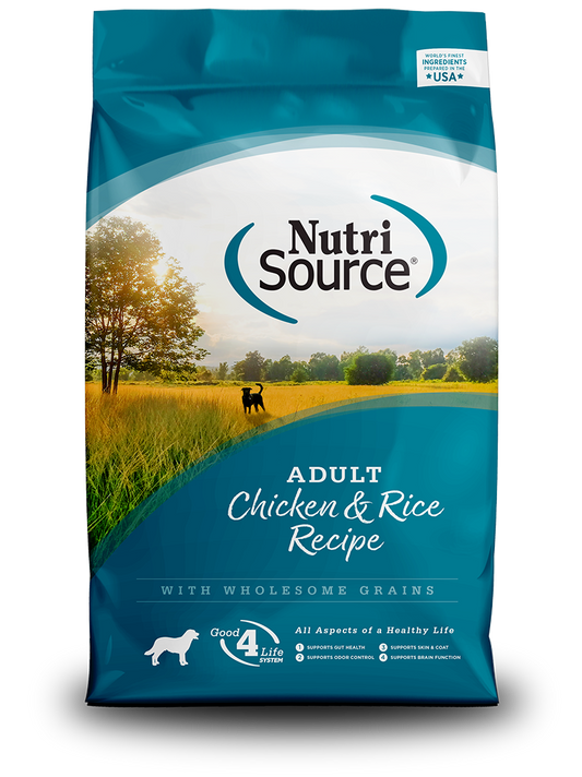 NutriSource Dry Dog Food - Chicken and Rice Recipe