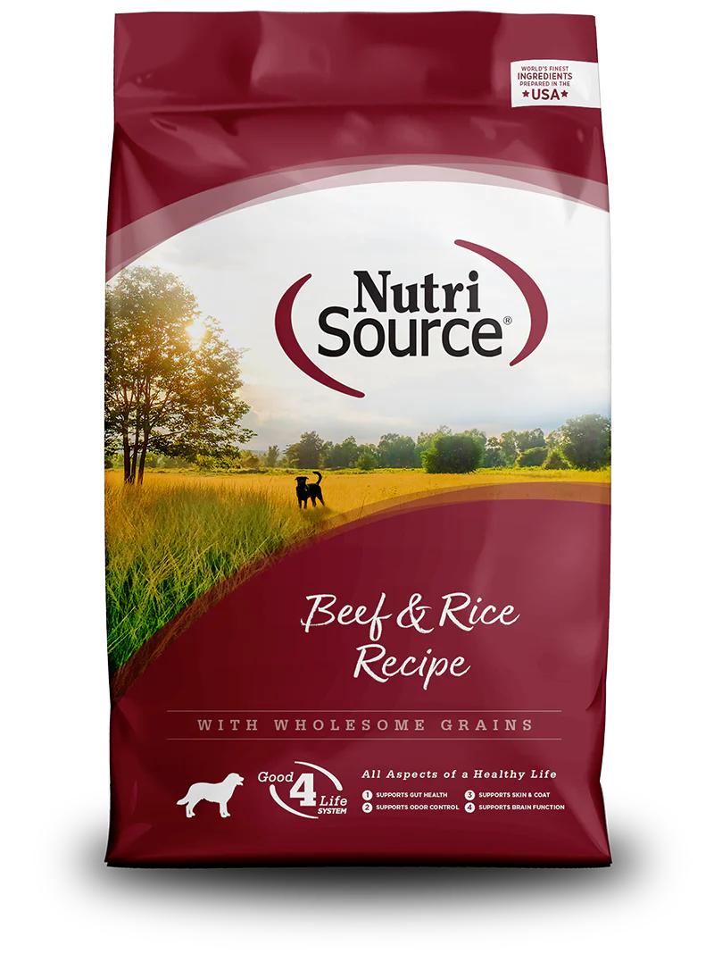 NutriSource Dry Dog Food - Beef and Rice Recipe