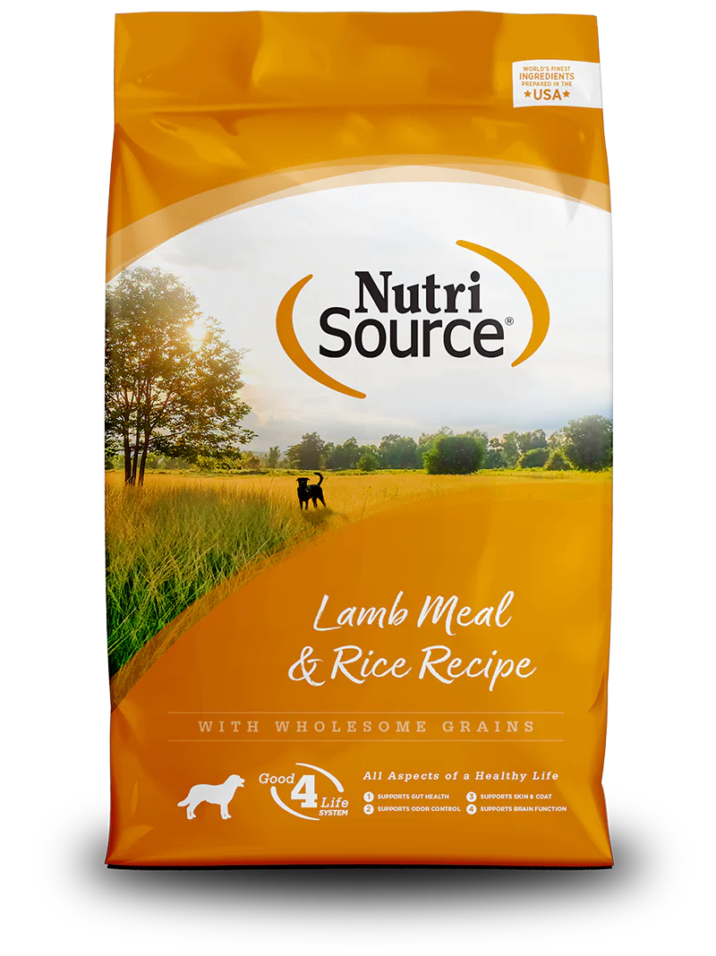 NutriSource Dry Dog Food - Lamb Meal and Rice Recipe