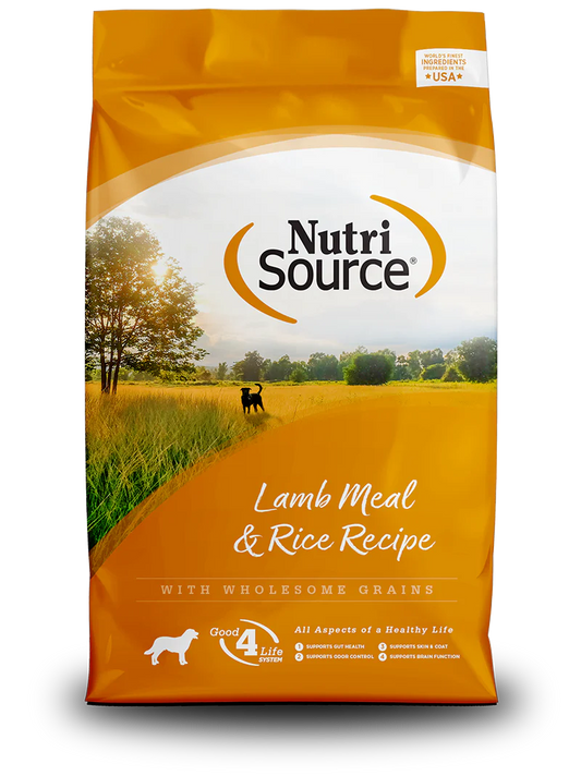 NutriSource Dry Dog Food - Lamb Meal and Rice Recipe