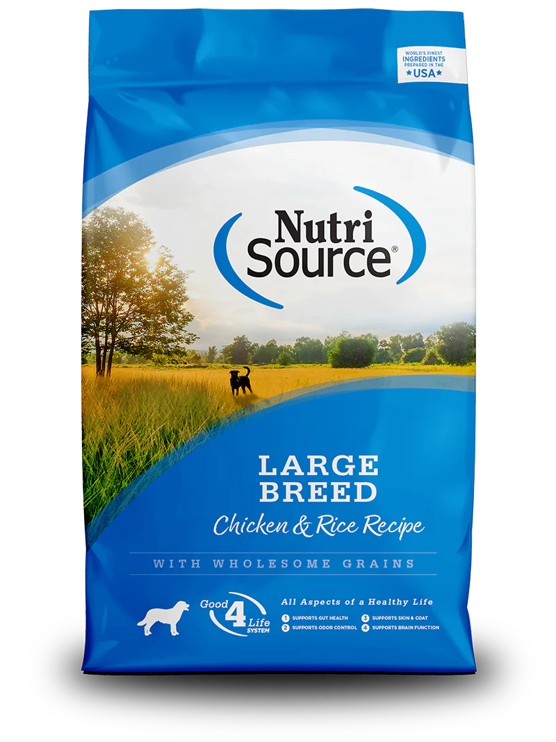 NutriSource Dry Dog Food - Large Breed Chicken and Rice Recipe