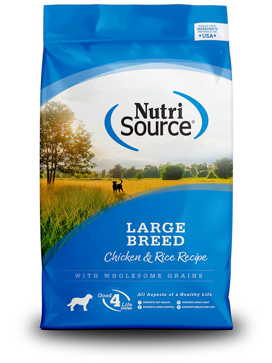 NutriSource Dry Dog Food - Large Breed Chicken and Rice Recipe