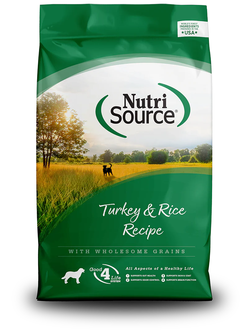 NutriSource Dry Dog Food - Turkey and Rice Recipe