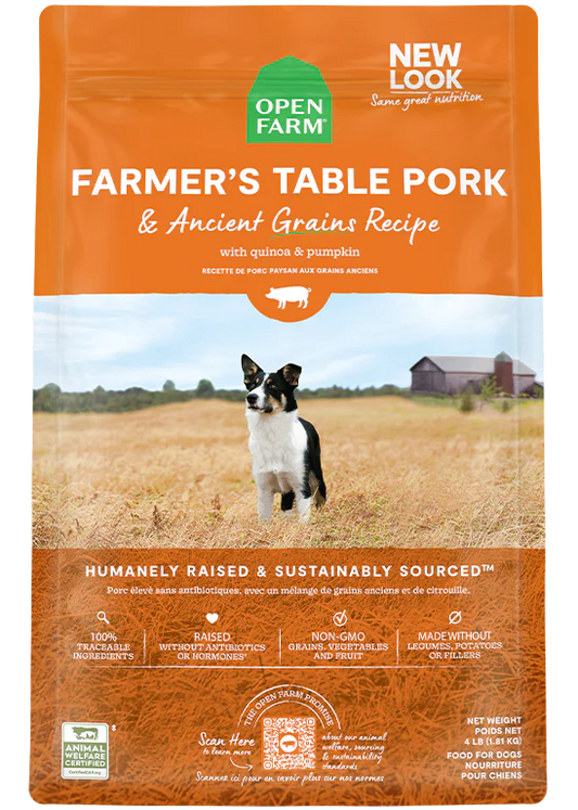 Open Farm Farmer's Table Pork & Ancient Grains Dry Food