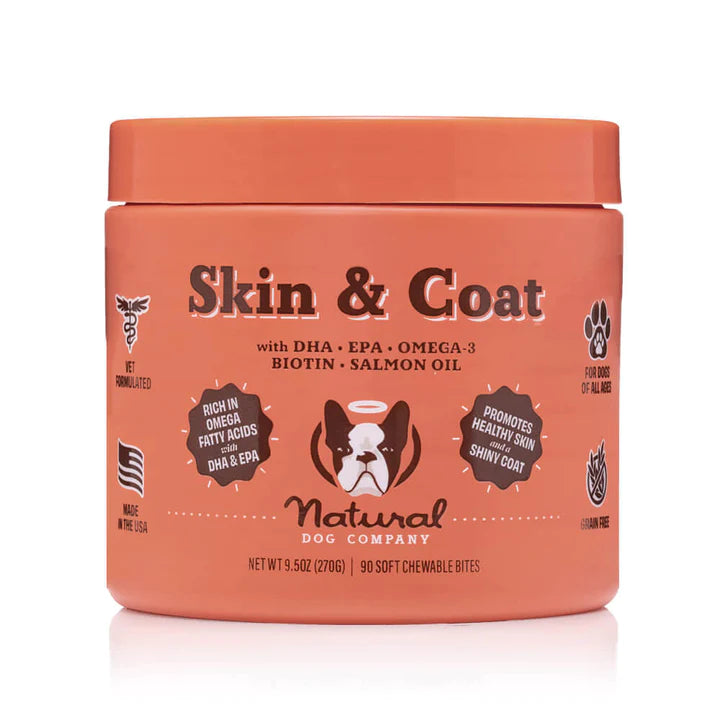 Skin & Coat Soft Chew Supplement | Natural Dog Company