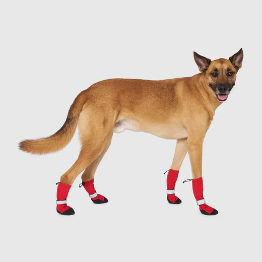 Red Soft Shield Winter Boots | Canada Pooch