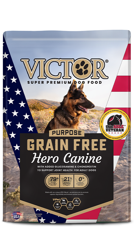 Victor Premium Pet Food Dry Dog Food, Purpose Grain-Free Hero Canine