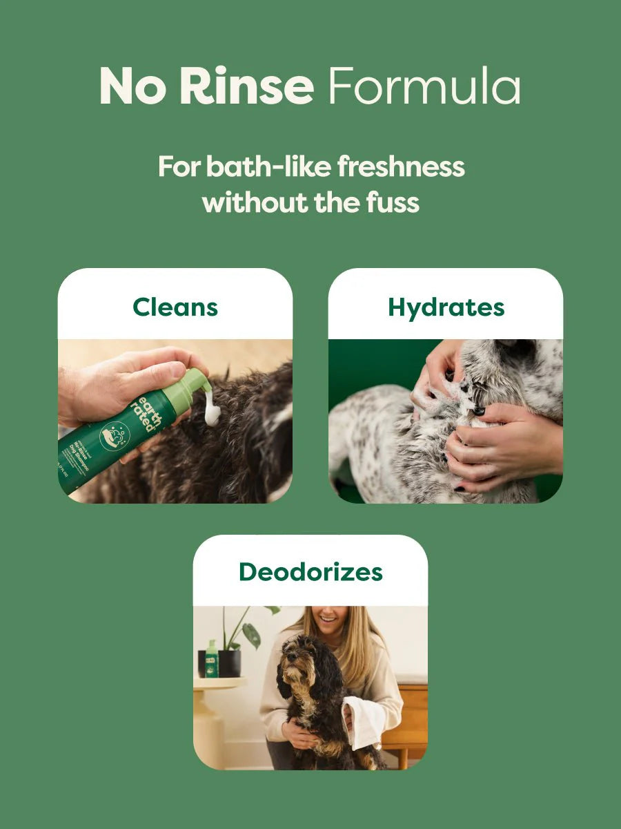 No Rinse Dog Shampoo | Earth Rated