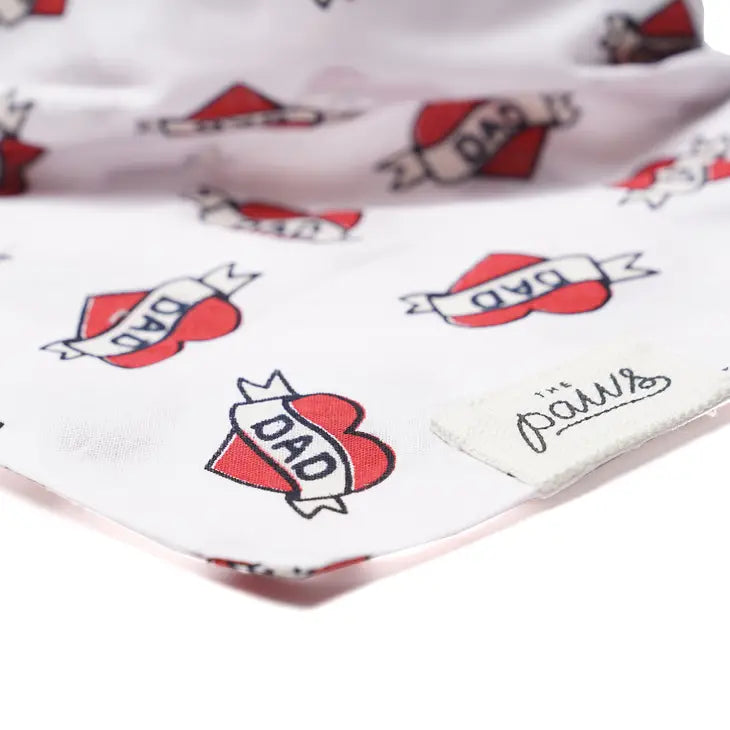 Love Dad Dog Bandana | The Paws