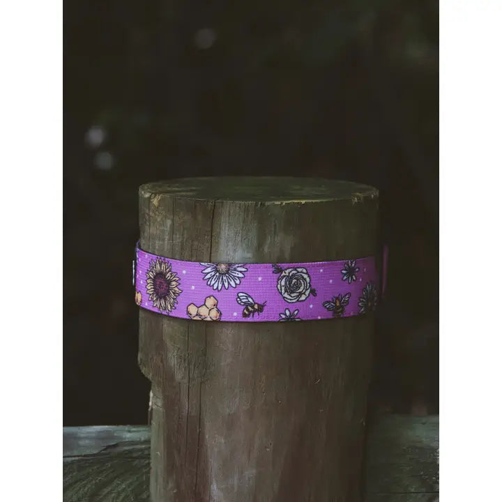 Outback Hound Bee's Knees Lilac Trail Collar