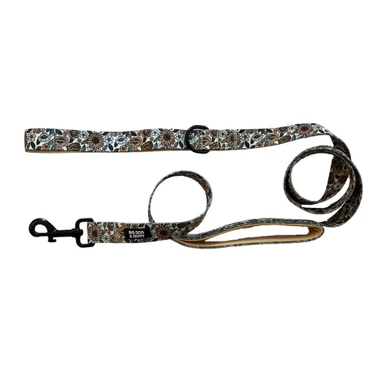 Flower Power Traffic Lead Leash by Big Dog & Skippy