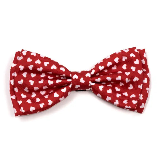 Worthy Dog- Hearts Bow Tie