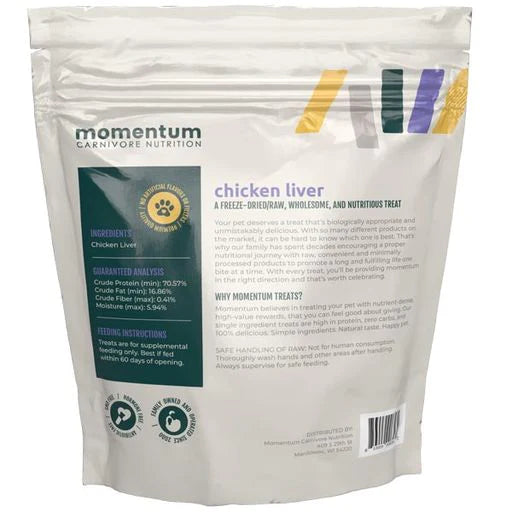 Momentum Freeze-Dried Chicken Liver Treats