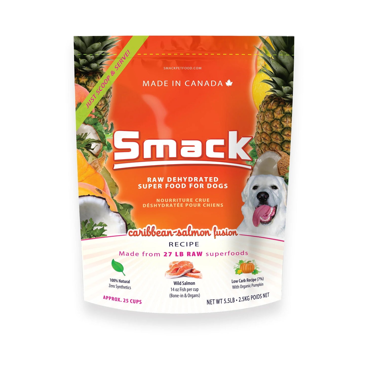 Caribbean-Salmon Fusion Dehydrated Raw Food | SMACK