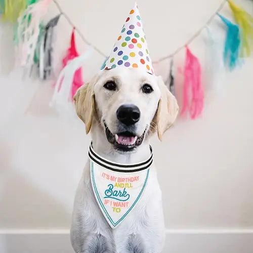 Pet Bandana - Its My Birthday and I'll Bark If I Want To