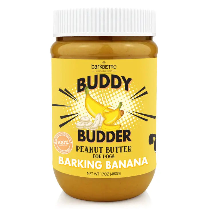 Barkin' Banana Peanut Butter for Dogs | Buddy Budder