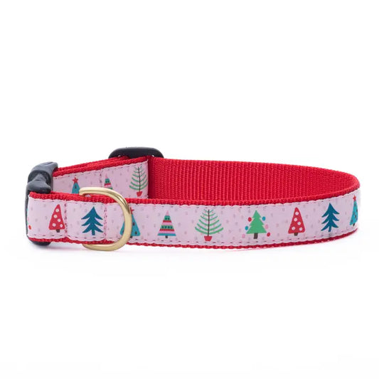 Up Country Pink Pines Dog Collar