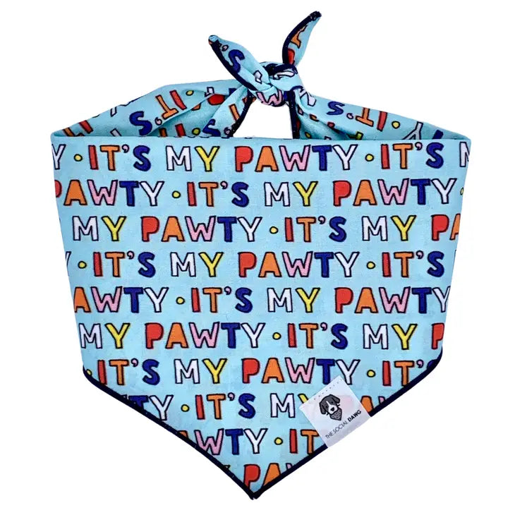 "It's My Paw-ty" Bandana