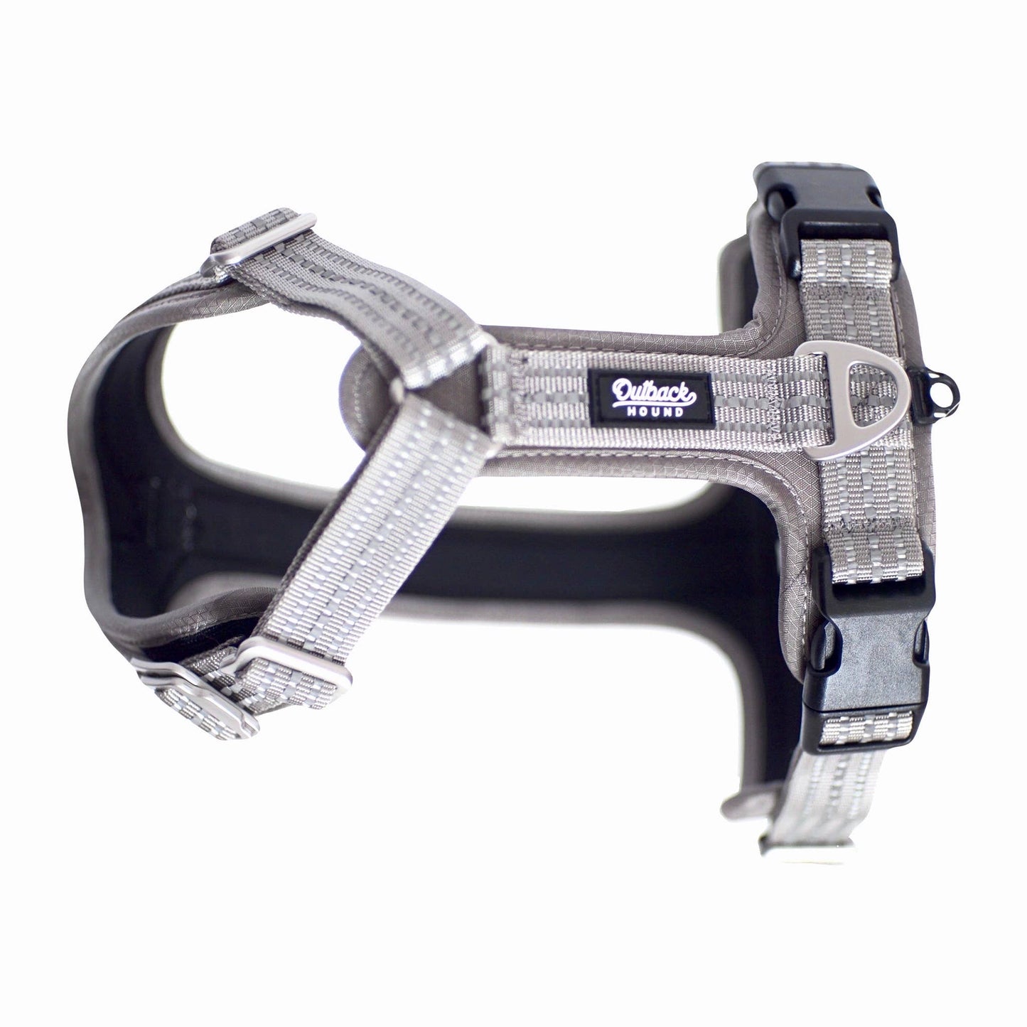 Outback Hound Ultra Lite Silver Comfort Harness