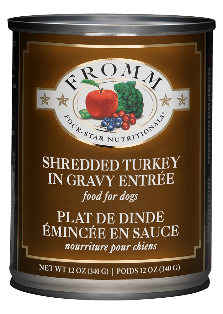 FROMM Four-Star, Shredded Turkey in Gravy Entree