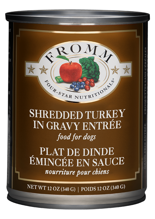 FROMM Four-Star, Shredded Turkey in Gravy Entree