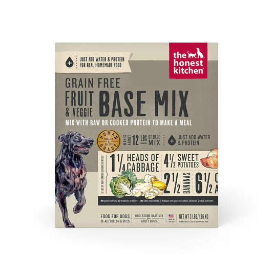 The Honest Kitchen- DEHYDRATED GRAIN FREE FRUIT & VEGGIE BASE MIX