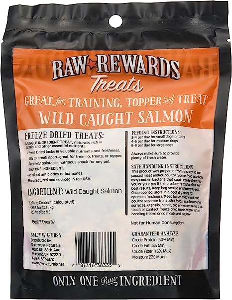 Raw Rewards Freeze Dried Salmon | NWN